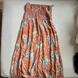 Bandeau Hawaii floral dress